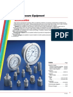 Accessoires Adapters and Pressure Gauges