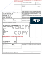 Verify Copy: Non-Negotiable Waybill