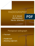 Radiography Bisecting Angle