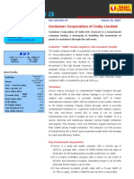 BUY BUY BUY BUY: Container Corporation of India Limited