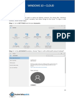 Windows 10 - Cloud: Step 1: Go To SETTINGS and Choose Accounts