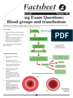 Answering Exam Questions: Blood Groups and Transfusions: WWW - Curriculum-Press - Co.uk Number 290