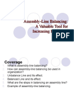 Assembly-Line Balancing: A Valuable Tool For Increasing Efficiency