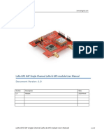 Document Version: 1.0: Lora Gps Hat Single Channel Lora & Gps Module User Manual