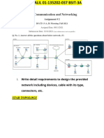 Data Communication and Networking: Star Topology