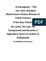 Lokesh Kanagaraj - A Fanboy Tribute