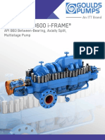 Goulds API 3600 i-FRAME: API BB3 Between-Bearing, Axially Split, Multistage Pump