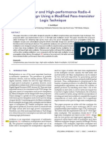 A Low-Power and High-Performance Radix-4 Multiplier Design Using A Modified Pass-Transistor Logic Technique