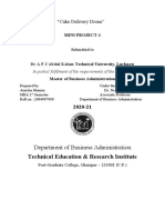 Department of Business Administration: Technical Education & Research Institute