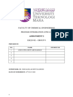 Faculty of Chemical Engineering Process Integration (Cpe 614)