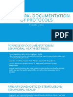 1 Benchmark - Documentation of Protocols