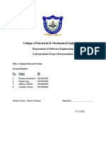 Criminal Record System Documentation Final