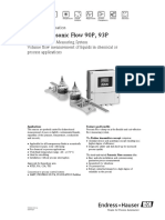 Proline Prosonic Flow 90P, 93P: Technical Information