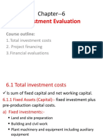 Chapter - 6 Investment Evaluation