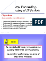 Delivery and Routing of IP Packets1 (Classless)