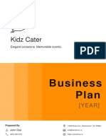 Catering Business Plan Example