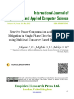 Reactive Power Compensation and Harmonic Mitigation in Single-Phase Distribution System Using Multilevel Converter