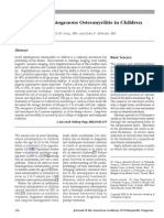 Acute Hematogenous Osteomielytis in Children (JAAOS)