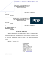 22-06-07 EDTX Mediation Unsuccessful