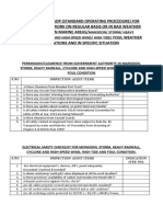 Mansoon Sop & Checklist