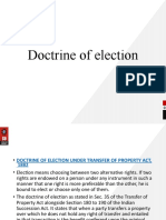 Doctrine of Election