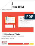 Soa Exam Ifm: Study Manual