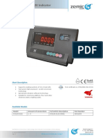 Type XK3190-A12E Indicator: Short Description