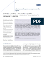 BR J Haematol - 2022 - Arcudi - Assessment of Post Partum Haemorrhage Risk Among Women With Moderate Thrombocytopenia