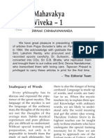 Mahavakyaviveka - 1964 Pancadasi Talks - Swami A