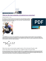 What Are The Basic Principles of Dropback Pass Protection - Smart Football