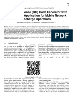 A Quick Response QR Code Generator With Mobile Scan Application For Mobile Network Recharge Operations