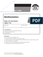 Year 11 GSCE AQA Practice Paper 2H 2022