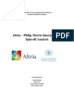 Altria - Philip Morris International