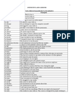 TABLES - GERUND and INFINITIVE