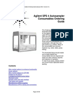 Agilent SPS 4 Autosampler Consumables Ordering Guide