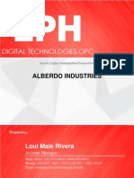 SEO ZPH Proposal For Alberdo Industries