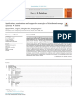 Applications, Evaluations and Supportive Strategies of Distributed Energy Systems - A Review