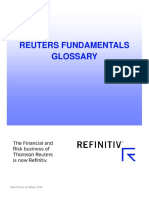 Reuters Fundamentals Glossary - Jan 2019