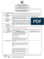 Department of Education: Contextualized Lesson Plan in Practical Research Ii