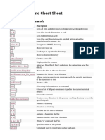 Linux Command Cheat Sheet