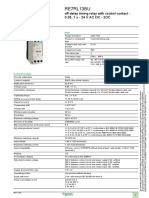 RE7RL13BU OFF DELAY Timing Relay Datasheet