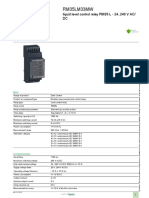 Zelio Control Relays RM35LM33MW Datasheet