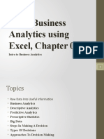 Basic Business Analytics Using Excel, Chapter 01