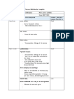 Appendix B - Workflow Plan Template