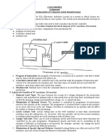 Explain The Parts of The NC Machine/ Explain The Block Diagram of NC Machine. (3/4 Marks)