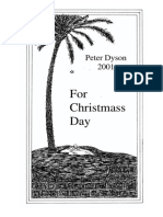 Peter Dyson Carol 2001 For Christmass Day Complete Score