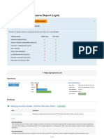 PentestTools WebsiteScanner Report