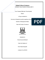 Black Book A Study On Consumer Behaviour Towards Plastic Money