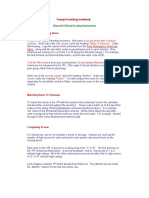 Setting Up A Scoring Sheet: Scoring Sheet With 3 Vertical Columns First Column "Name of Schema" Red