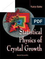 Yukio Saito - Statistical Physics of Crystal Growth-World Scientific (1996)